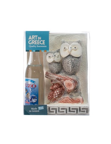 Set Ouzo 50ml - Owls